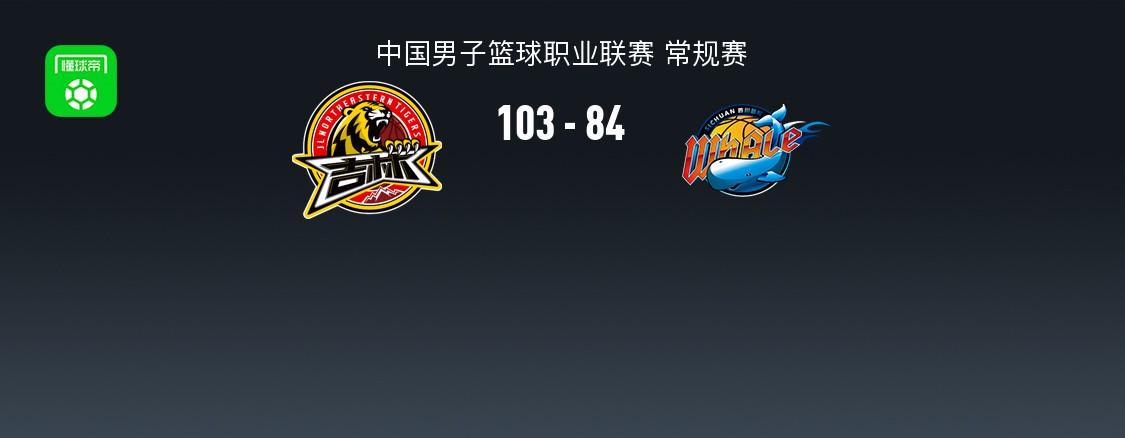 BOB半岛体育-CBA战报：吉林103-84四川，DJ-威尔逊31+12+8